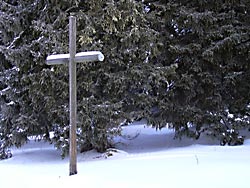 Croix située entre la Grd Enne et les Pralets