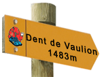 juste au dessus de Couvaloup de St Cergue
